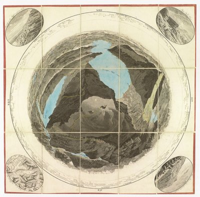 Panorama oder Zirkel-Aussicht vom Rigiberg, 1830 von Franz Ludwig Pfyffer